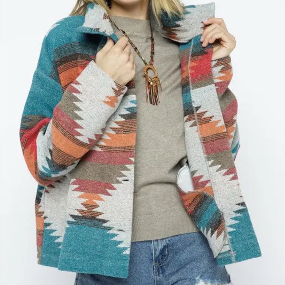 Southwestern Patterned Jacket